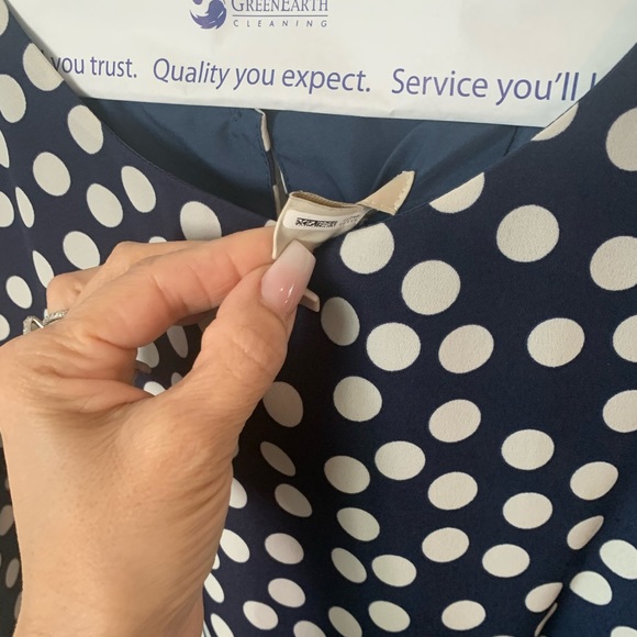 J Crew , Shift midi Dress Polka Dots ๐size 4 - Picture 7 of 7